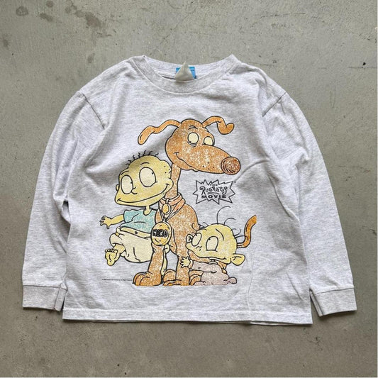 Vintage 90s Rugrats Cartoon T-Shirt - Kids 7