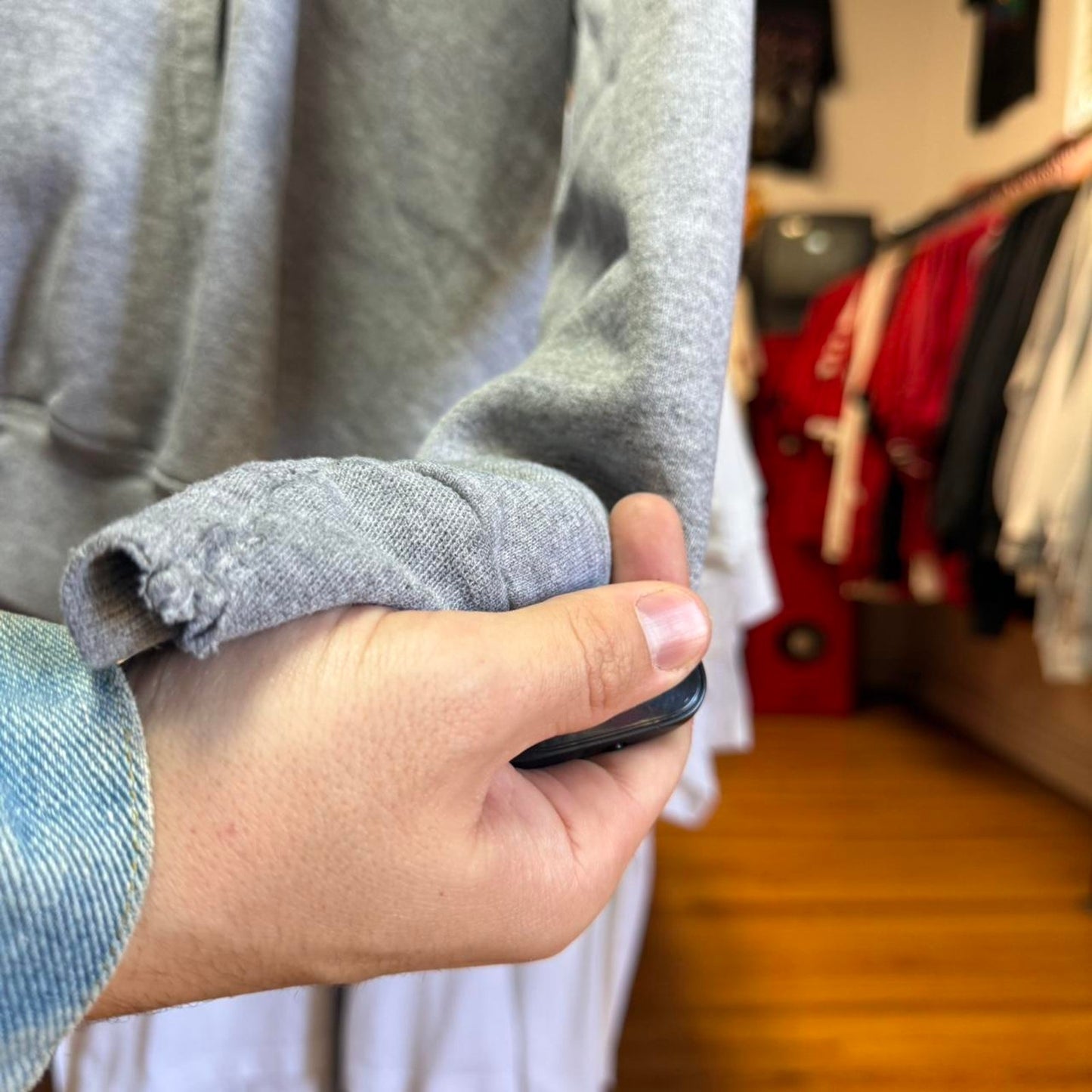 Vintage 90s Nebraska Huskers Football Hoodie - Large