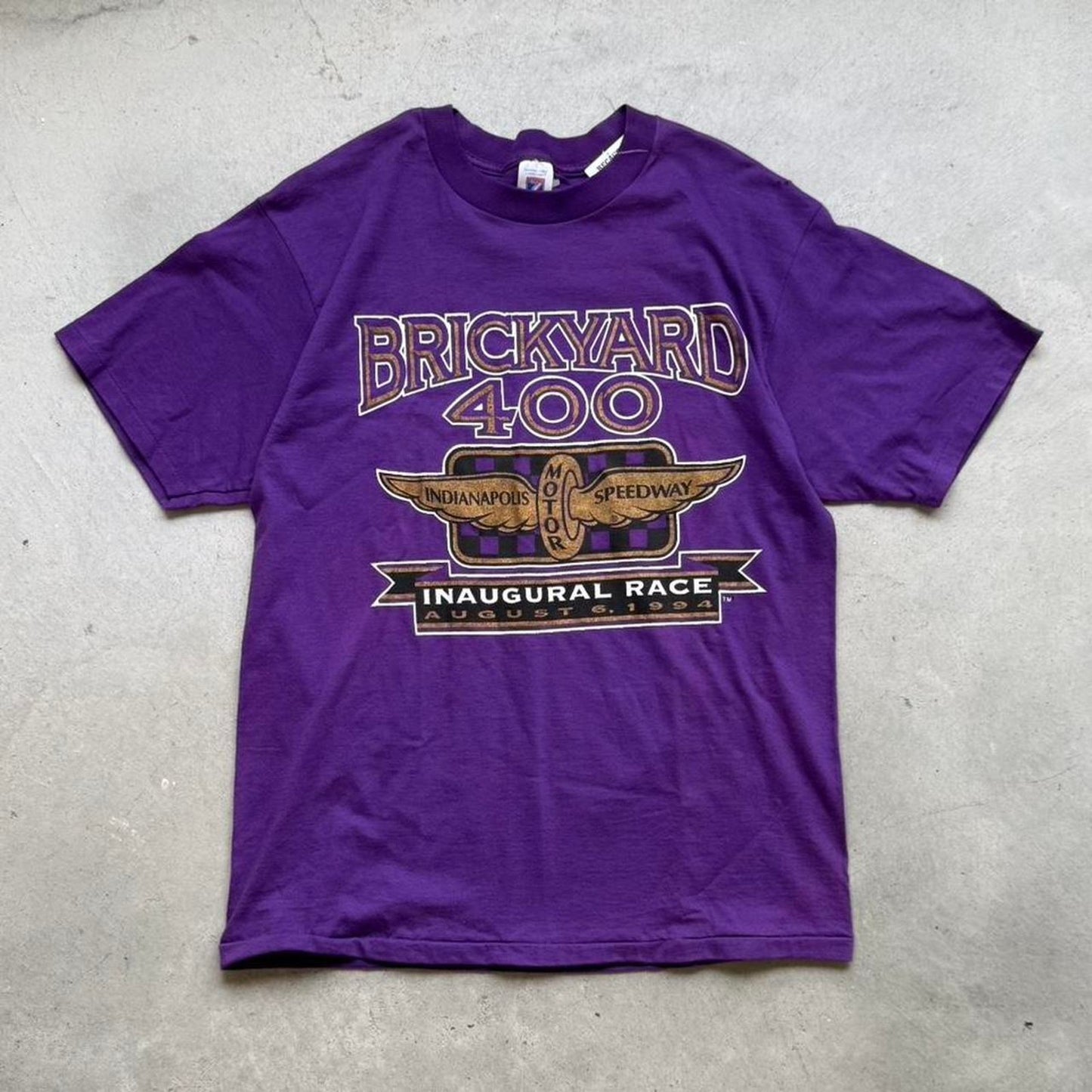 Vintage 1994 Brickyard 400 Indianapolis Speedway Racing T-Shirt - Large