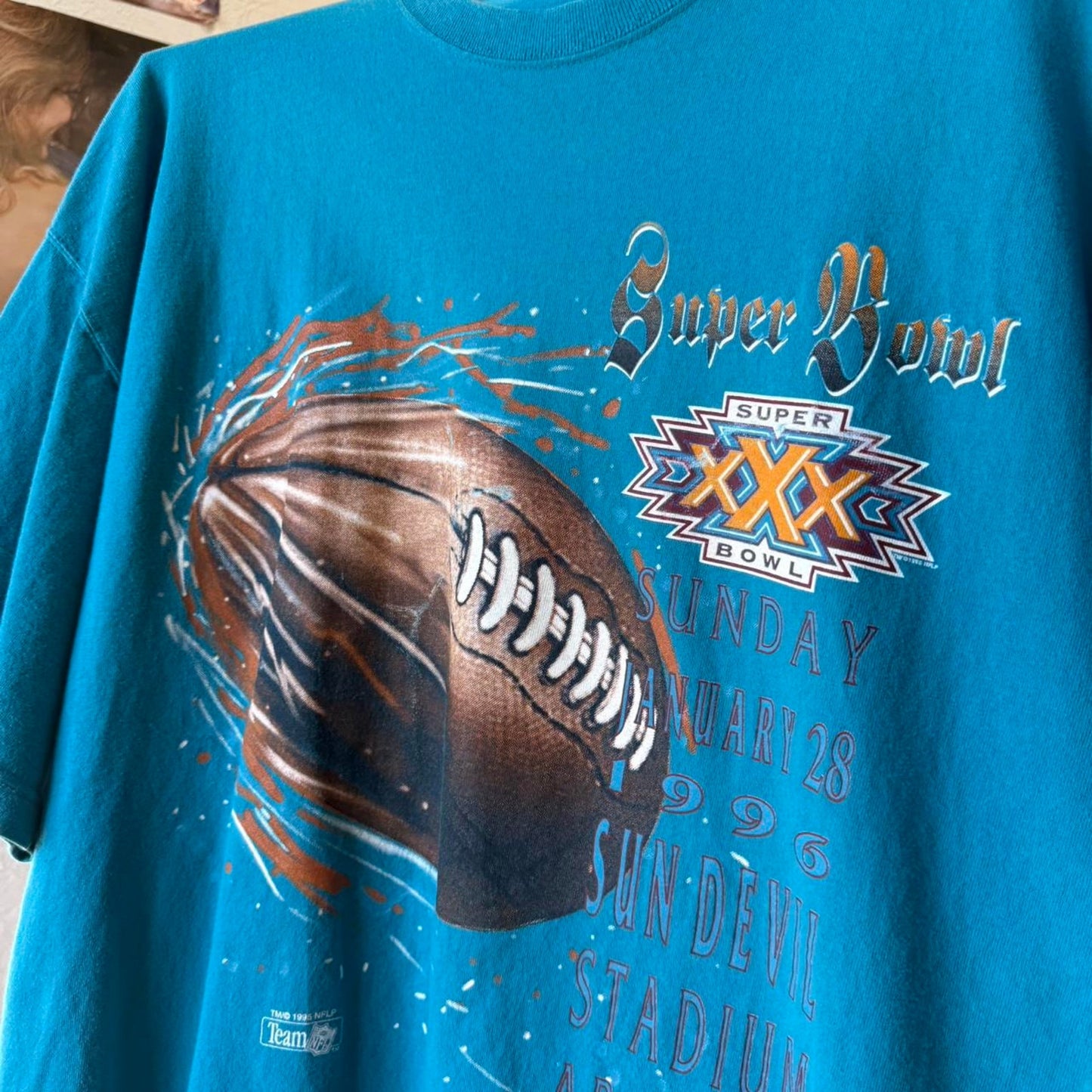 Vintage 90s Super Bowl XXX NFL Football T-Shirt - X-Large