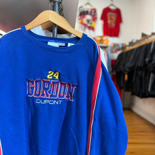 Vintage 90s NASCAR Jeff Gordon Racing Race Car Crewneck