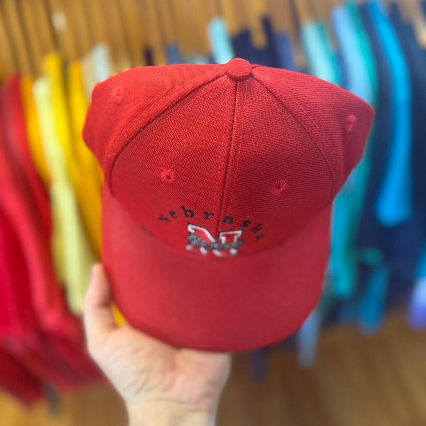 Vintage 90s Nebraska Huskers Snapback