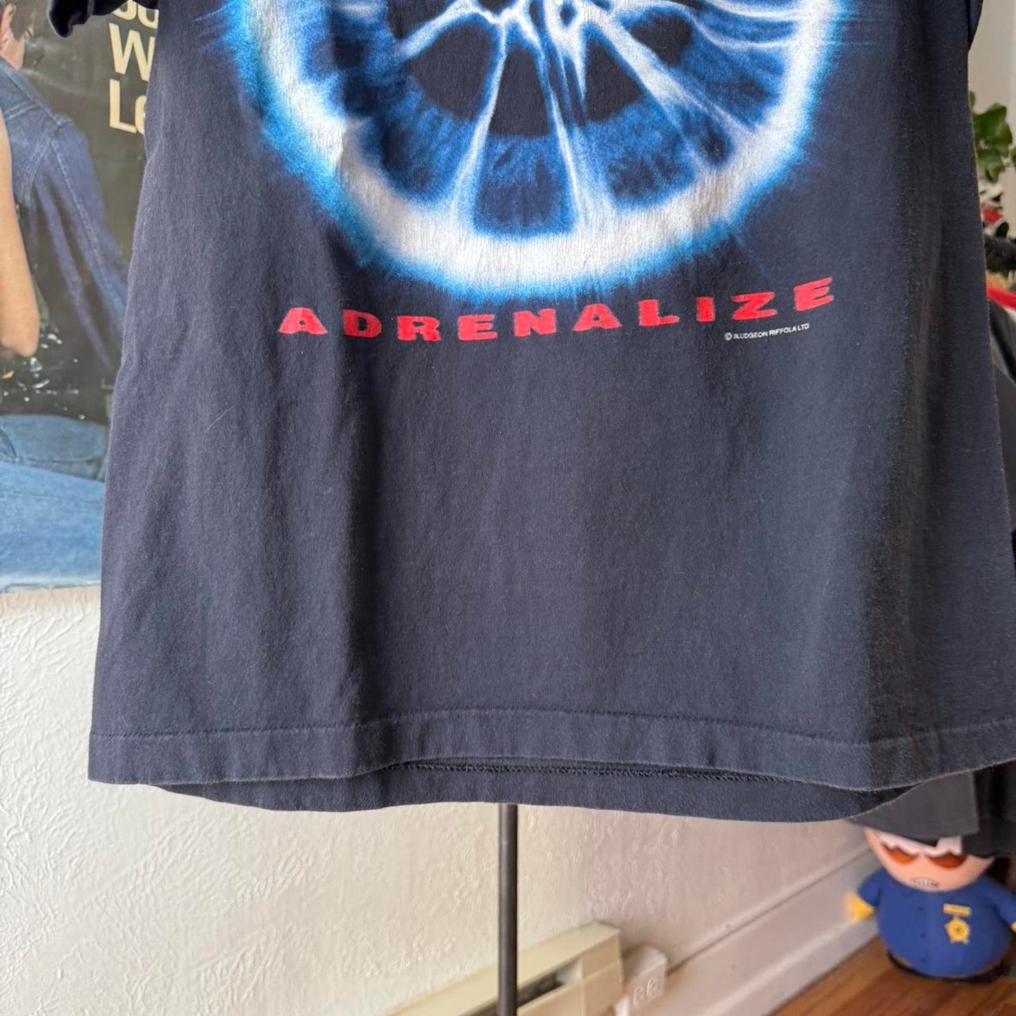 Vintage 90s Def Leppard Adrenalize The 7 Day Weekend Tour Band T-Shirt - Large