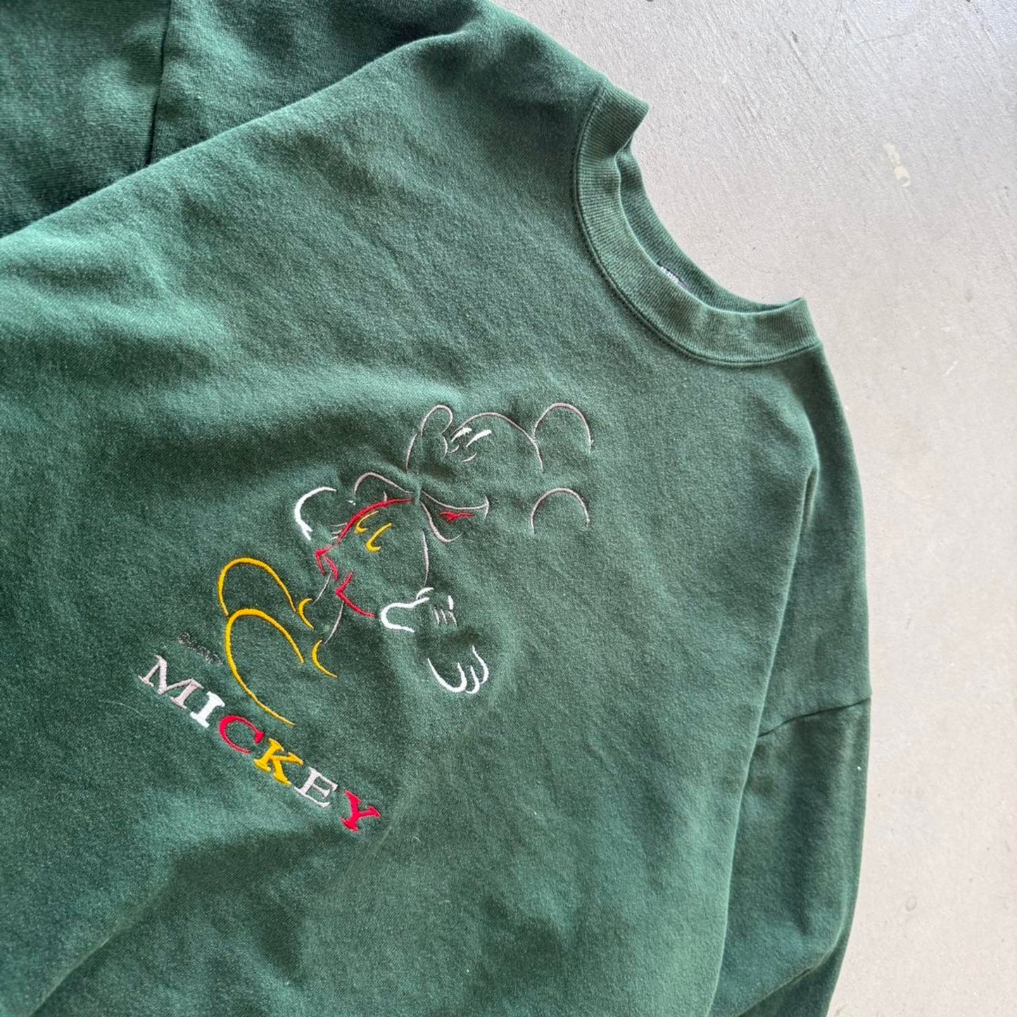 Vintage 90s Disney Mickey Mouse Cartoon Crewneck - X-Large