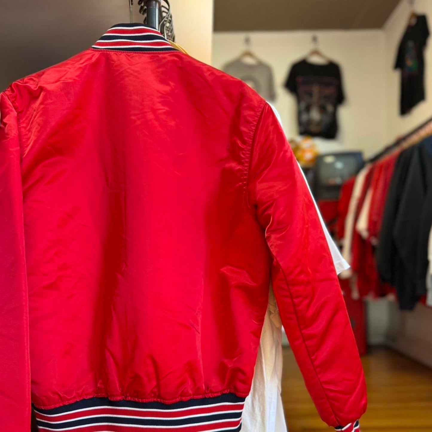 Vintage 90s Saint Louis Cardinals Starter Satin Jacket - Medium