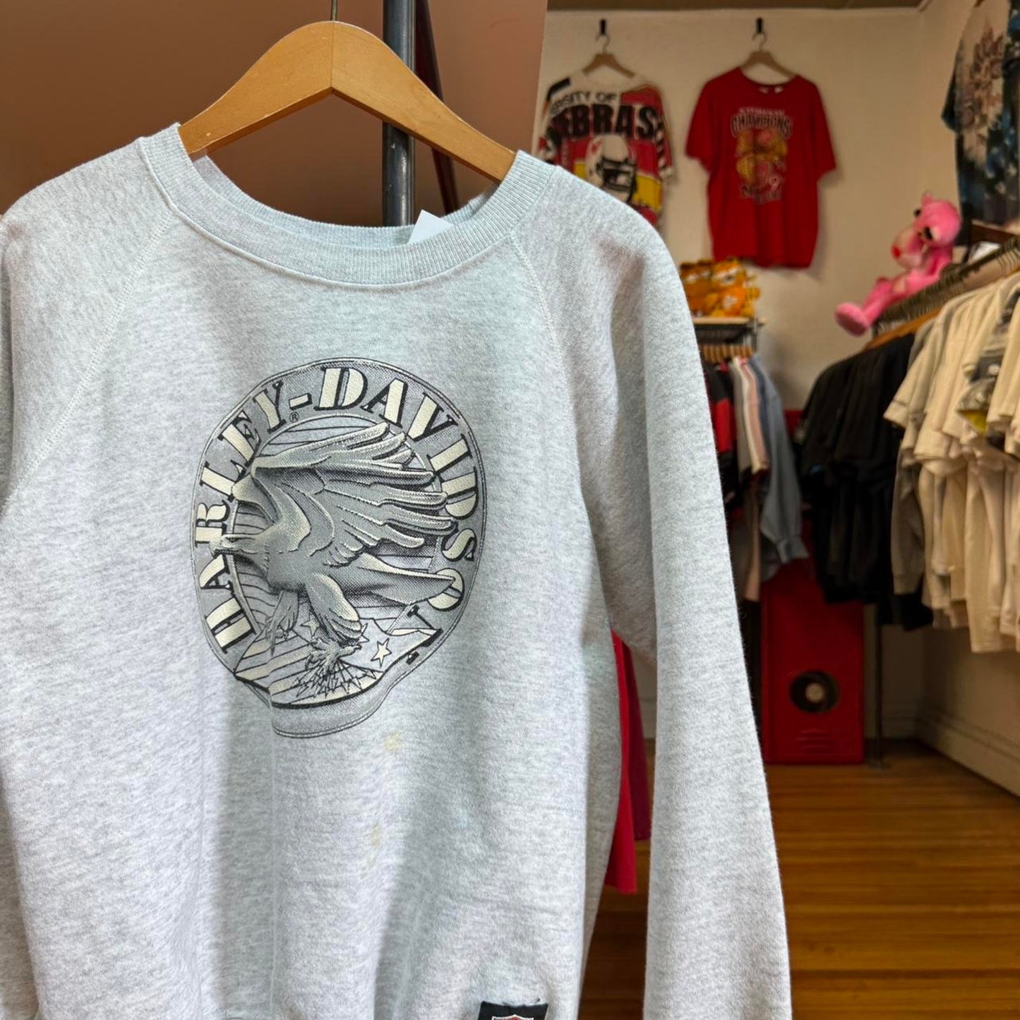 Vintage 80s Harley Davidson Motorcycles Omaha Nebraska Crewneck