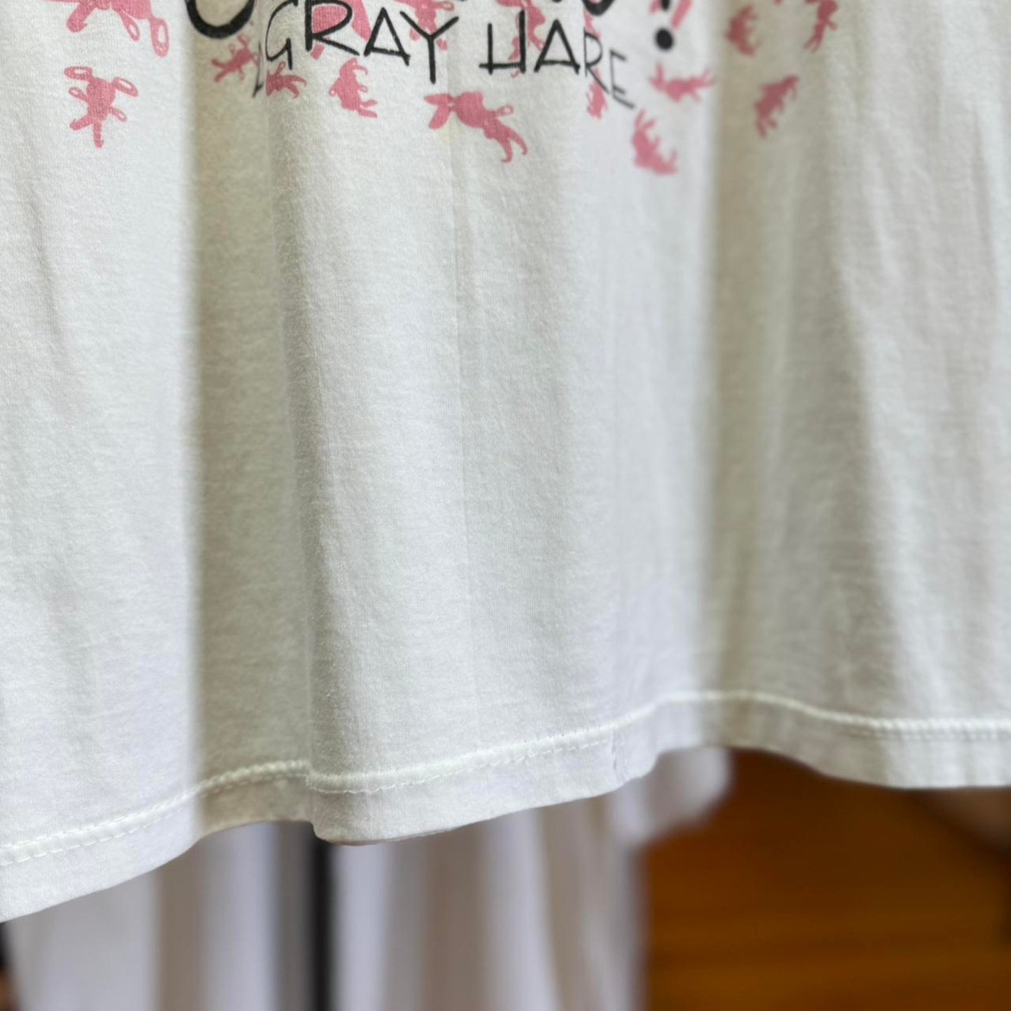 Vintage 90s Oh No Gray Hair Bunny Humor T-Shirt