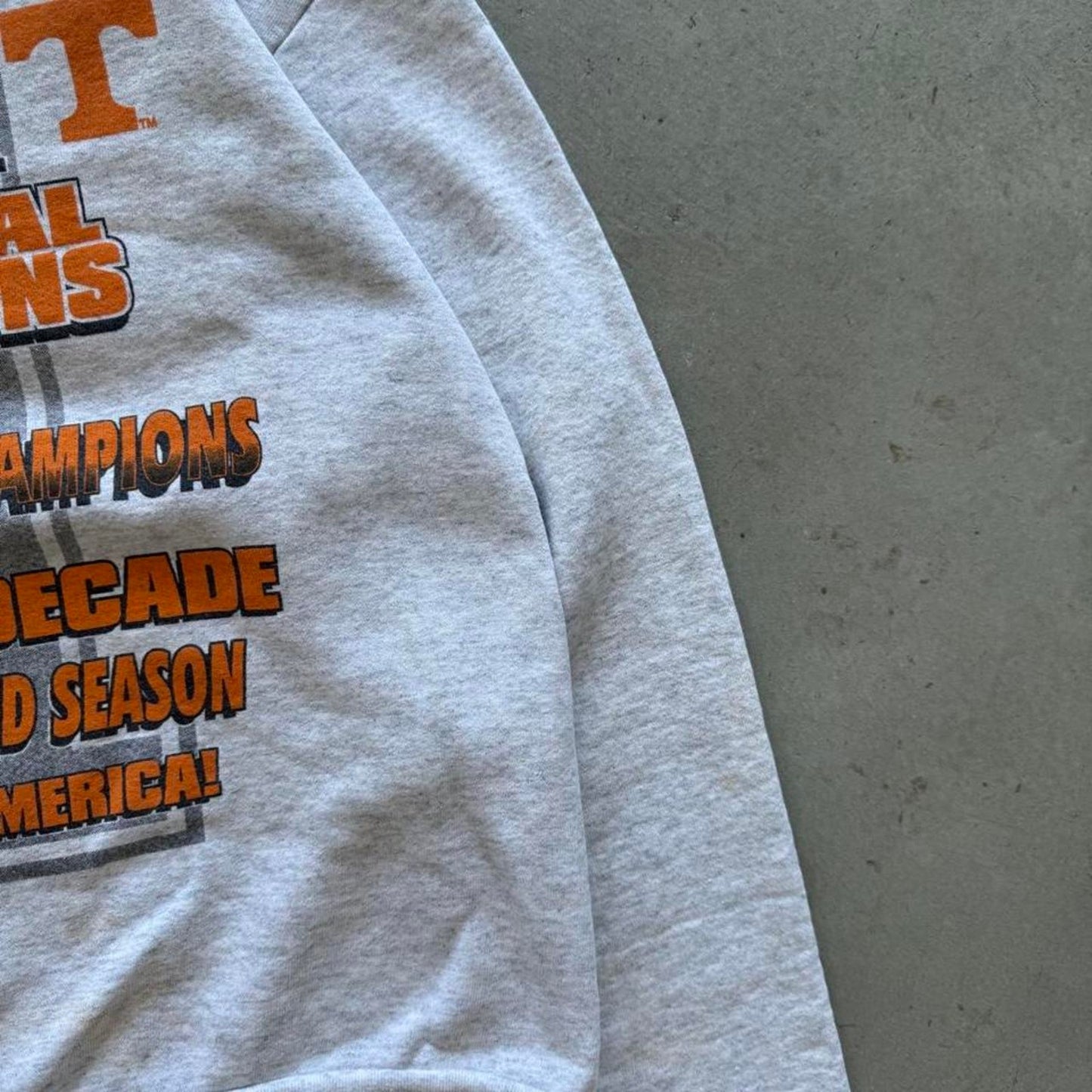 Vintage 90s Tennessee Volunteers National Champions Tostitos Bowl Crewneck - Large