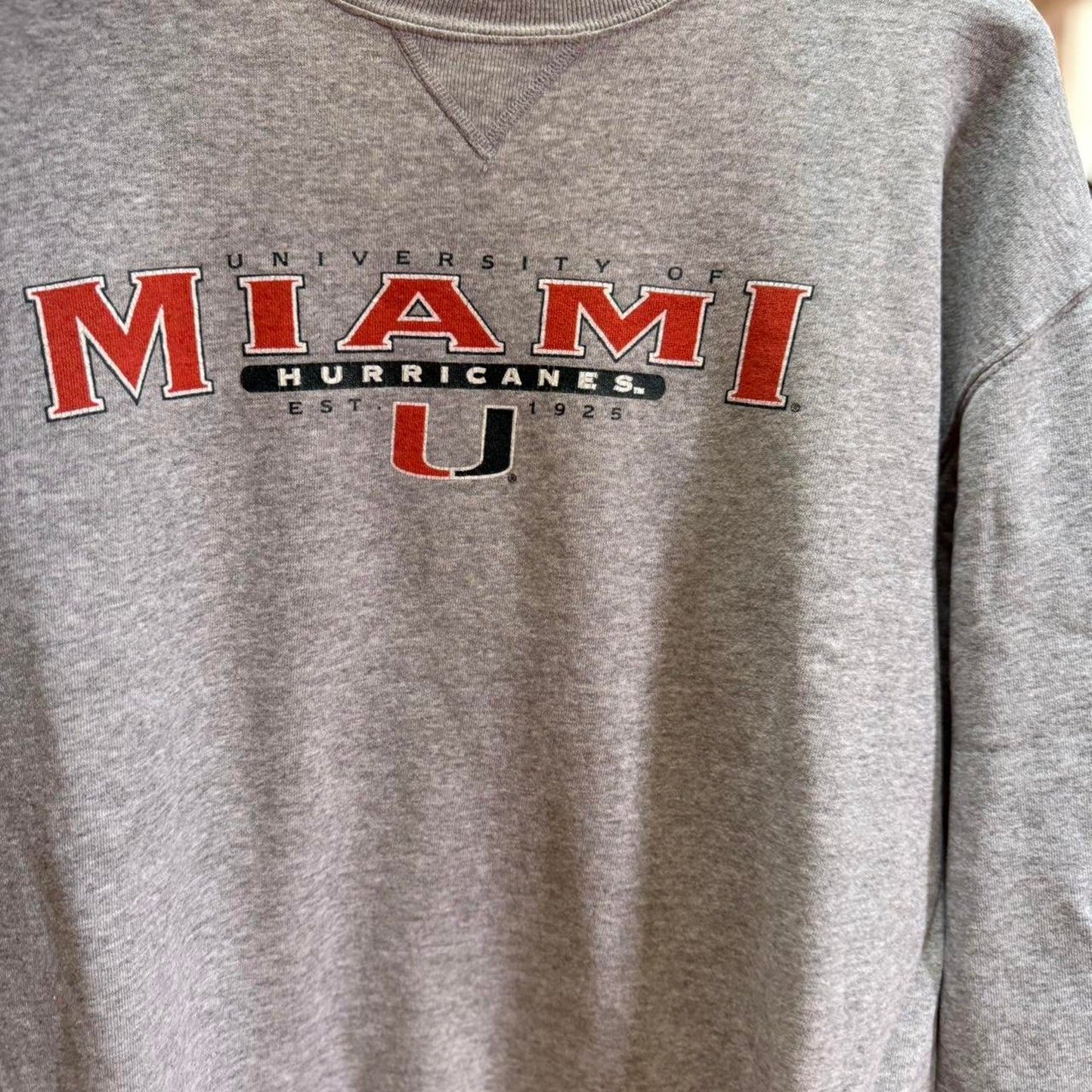 Vintage 90s University of Miami Crewneck