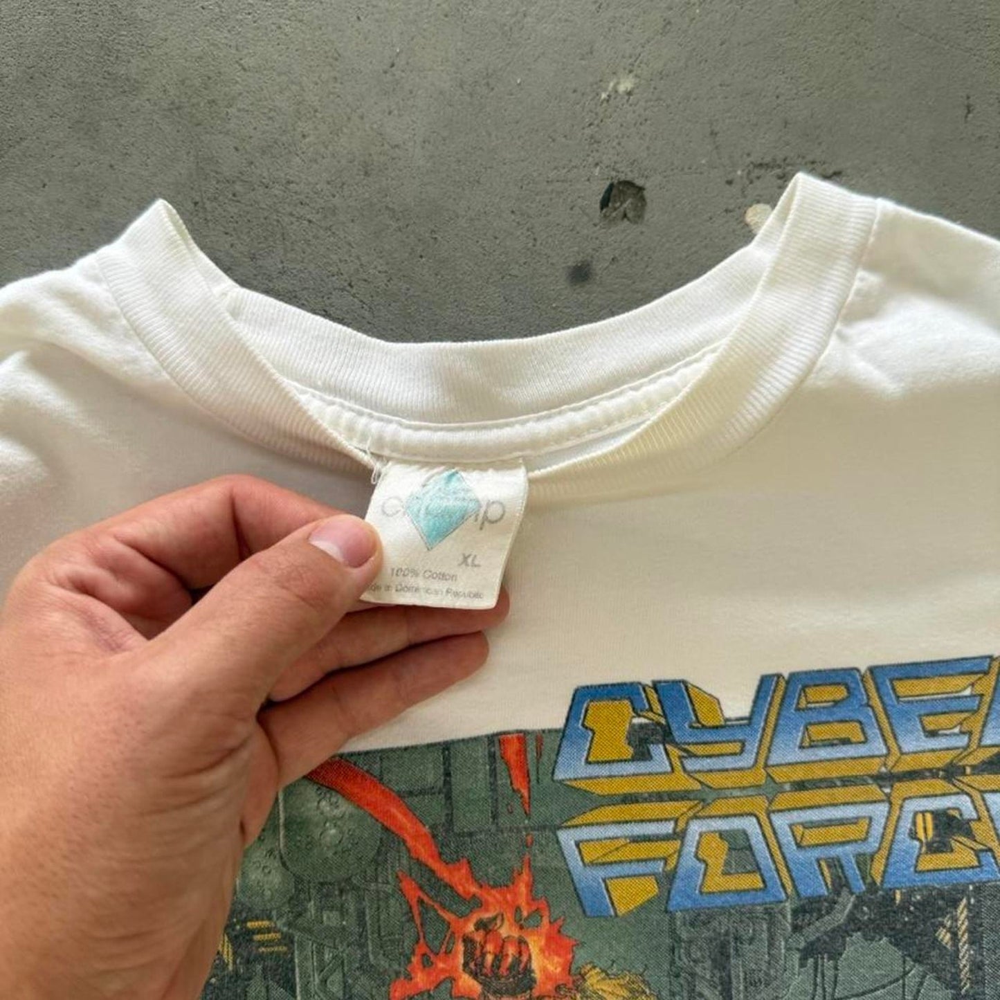 Vintage 90s Cyber Force Marvel Comic T-Shirt - X-Large