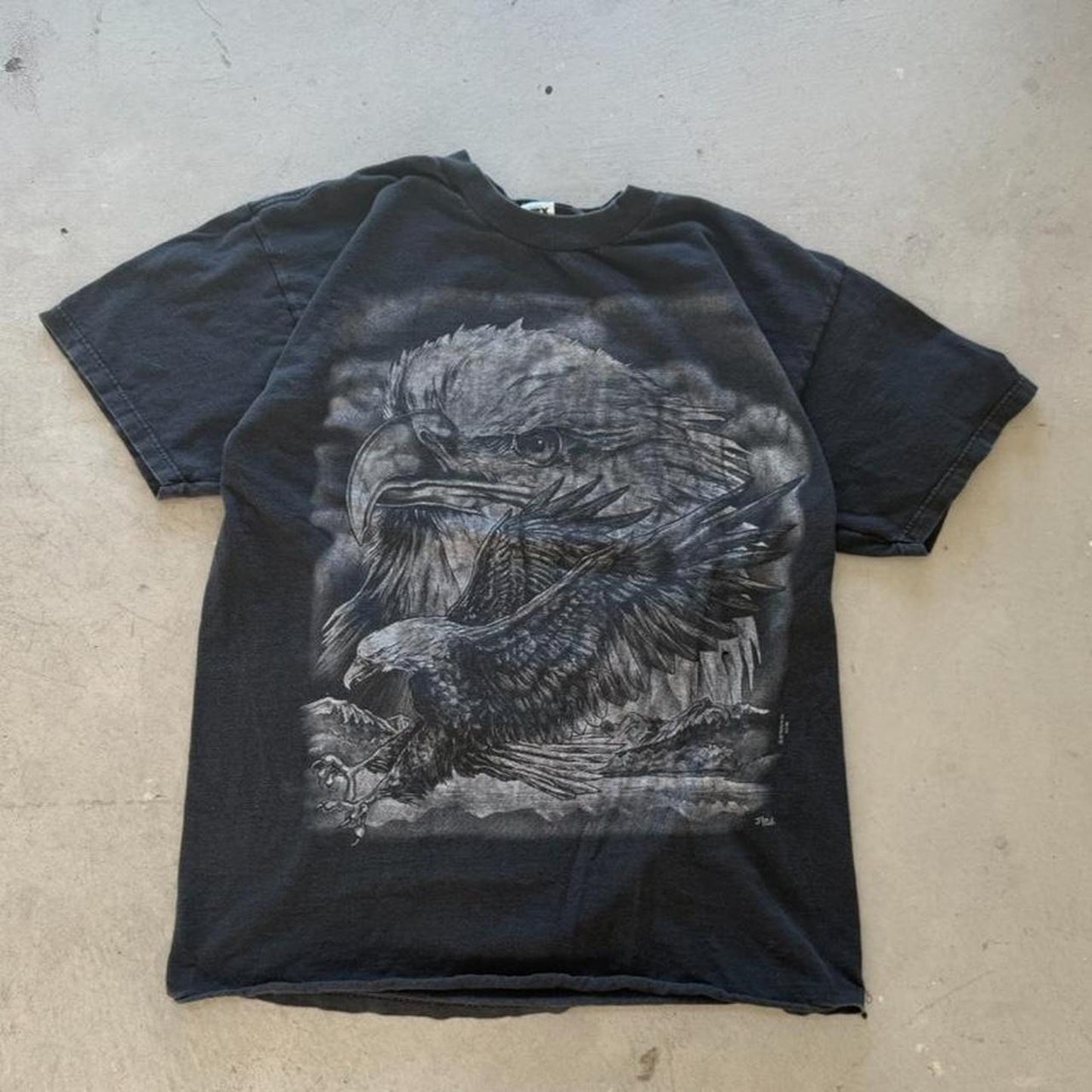 Vintage 90s Eagle Animal Nature T-Shirt - X-Large