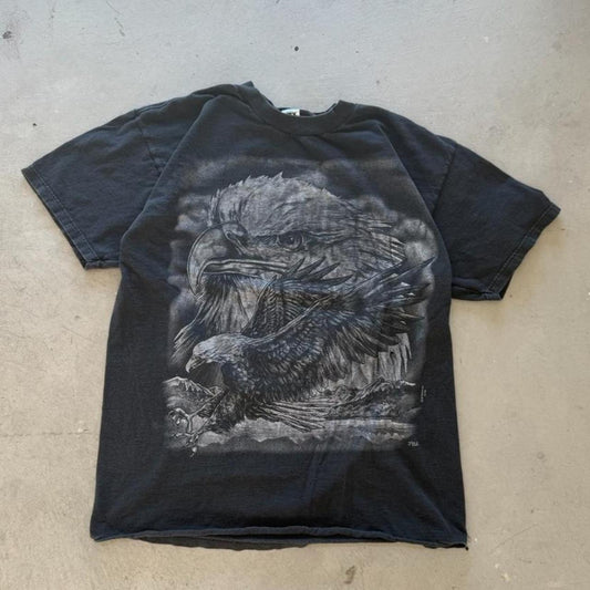 Vintage 90s Eagle Animal Nature T-Shirt - X-Large