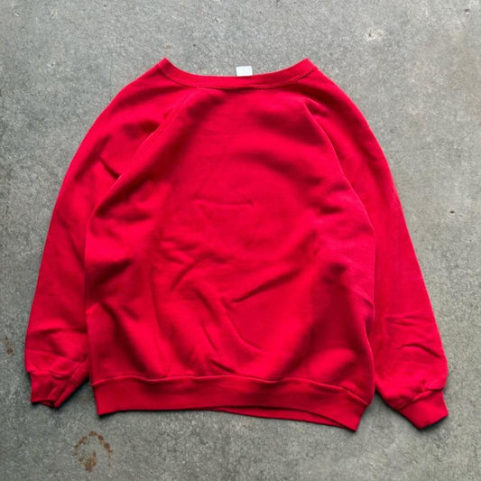 Vintage 90s Nebraska Huskers Split Color Crewneck - Large