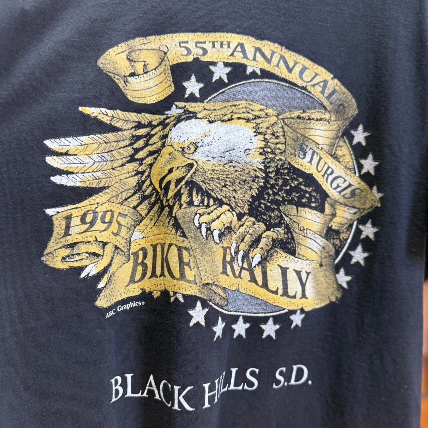 Vintage 90s Sturgis Motorcycle Biker Eagle T-Shirt