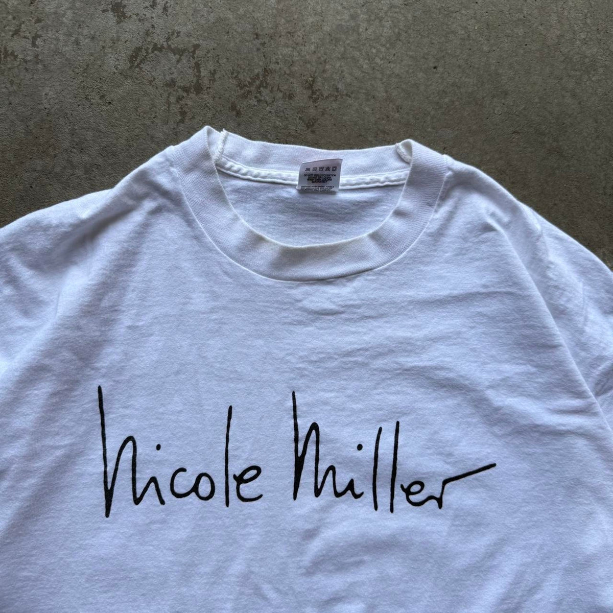 Vintage 90s Nicole Miller Signature T-Shirt - X-Large