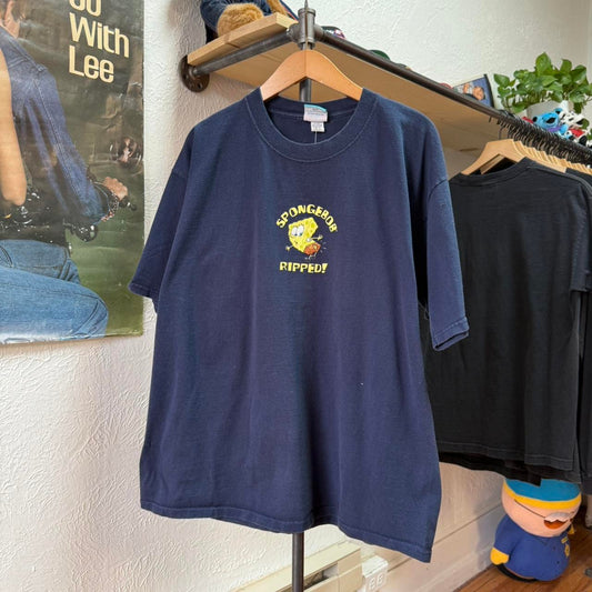 Vintage SpongeBob Ripped My Pants Cartoon T-Shirt - XX-Large