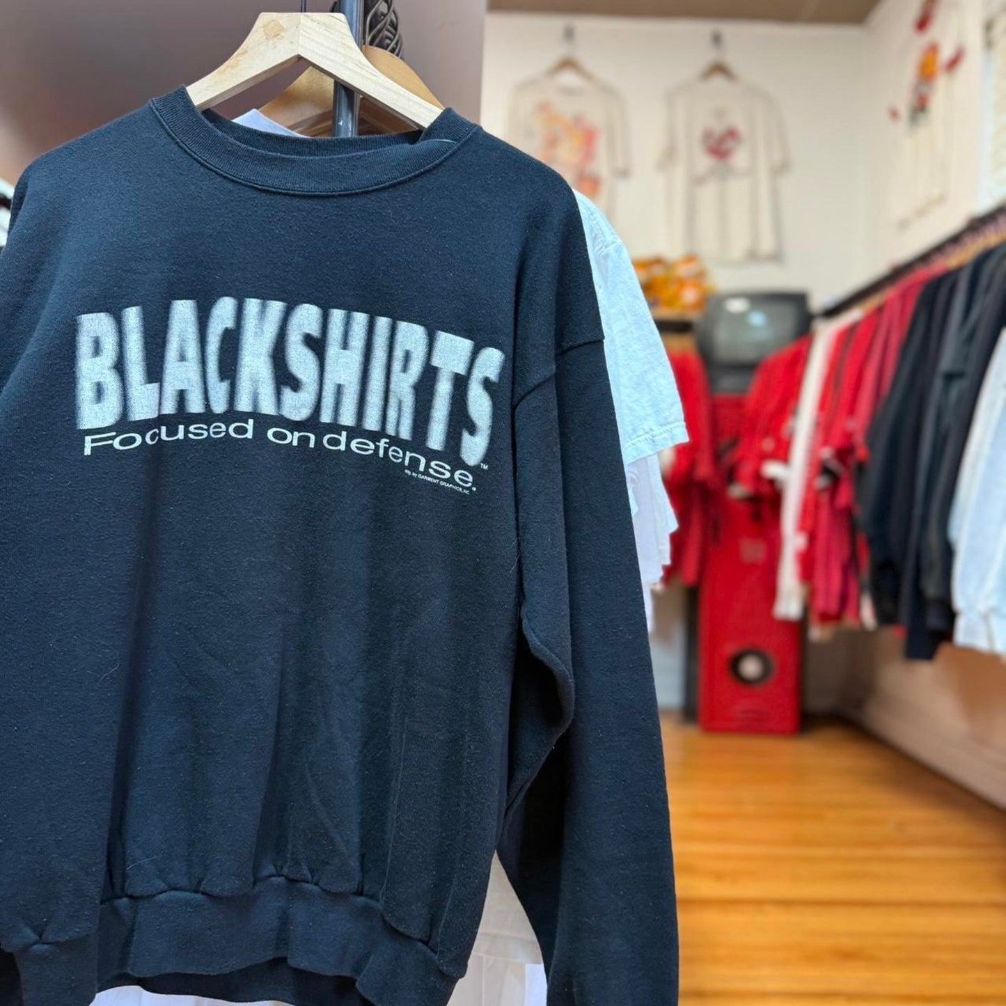 Vintage 90s Nebraska Huskers Blackshirts Football Crewneck - X-Large