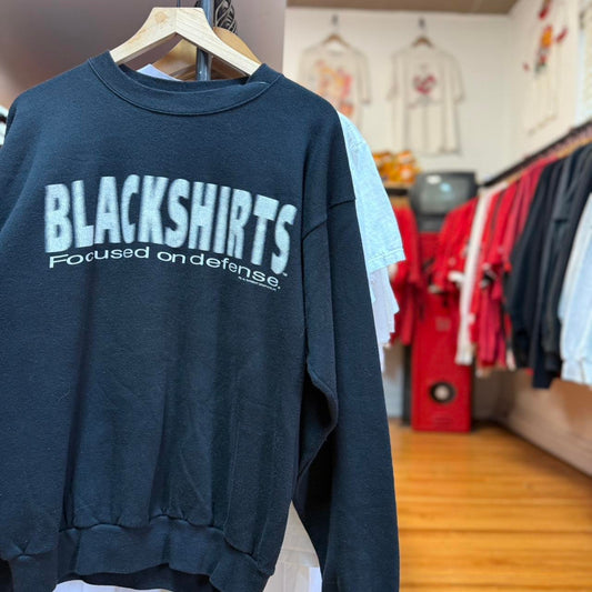 Vintage 90s Nebraska Huskers Blackshirts Football Crewneck - X-Large