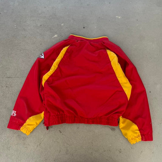 Vintage 90s Kansas City Chiefs Windbreaker - Kids Large