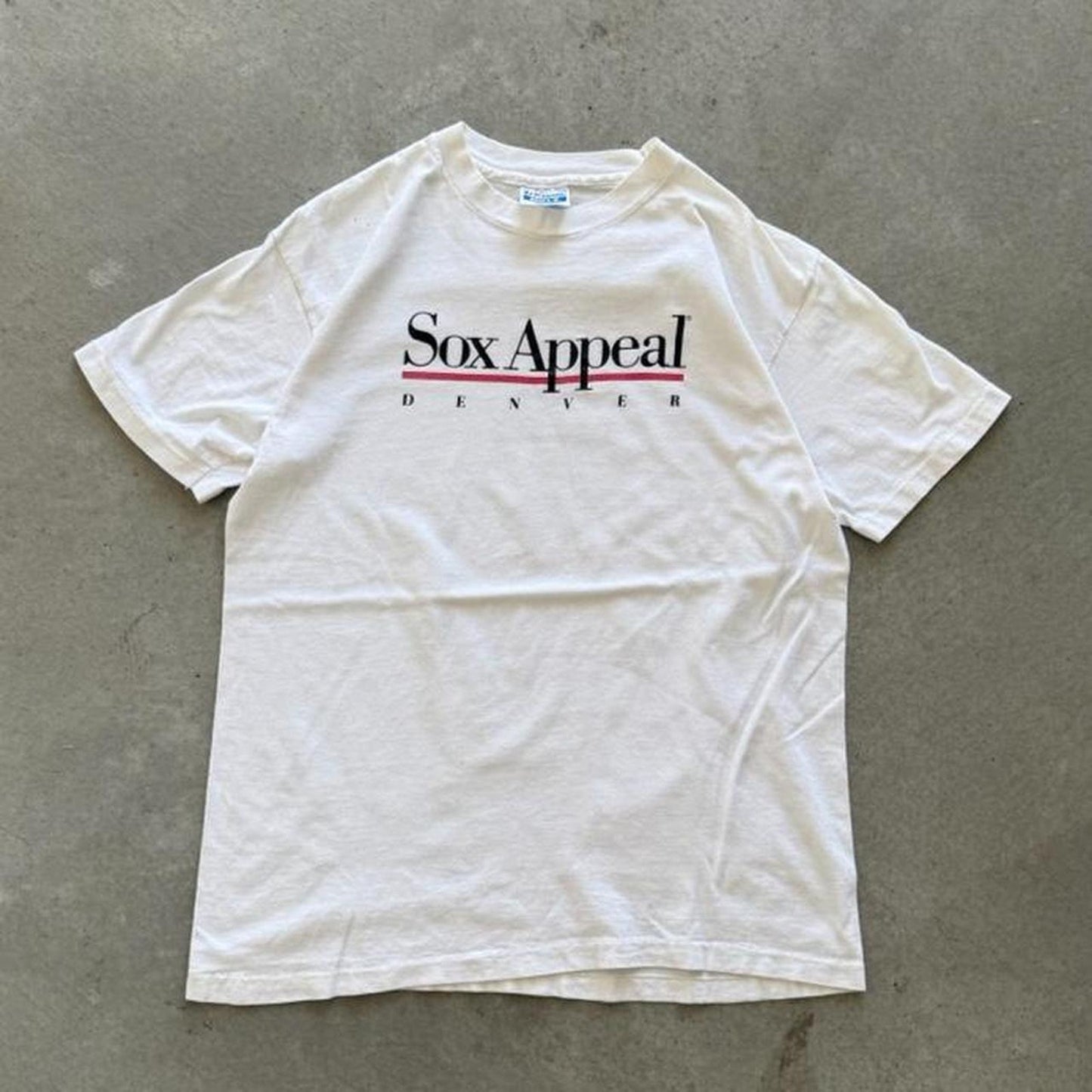 Vintage 90s Sox Appeal Denver Humor T-Shirt - Large