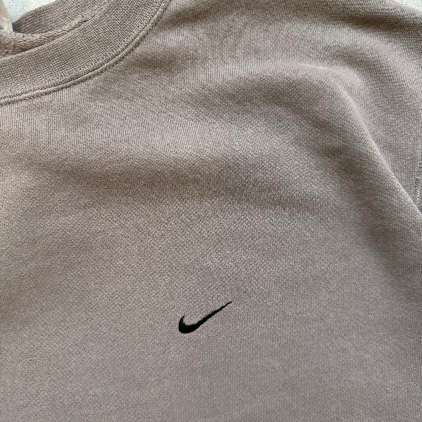 Vintage 90s Nike Side Swoosh Brown Crewneck - XX-Large