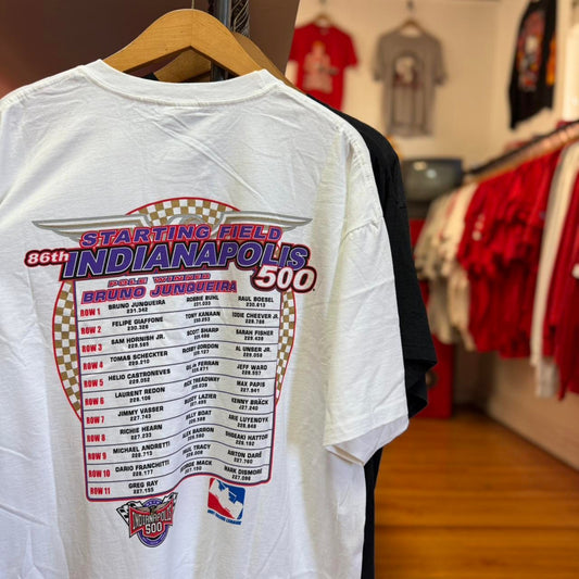 Vintage Indianapolis 500 50th Anniversary Racing Racecar T-Shirt - X-Large