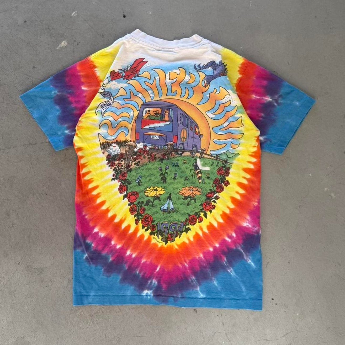 Vintage Grateful Dead 1994 Summer Tour Band T-Shirt - Small
