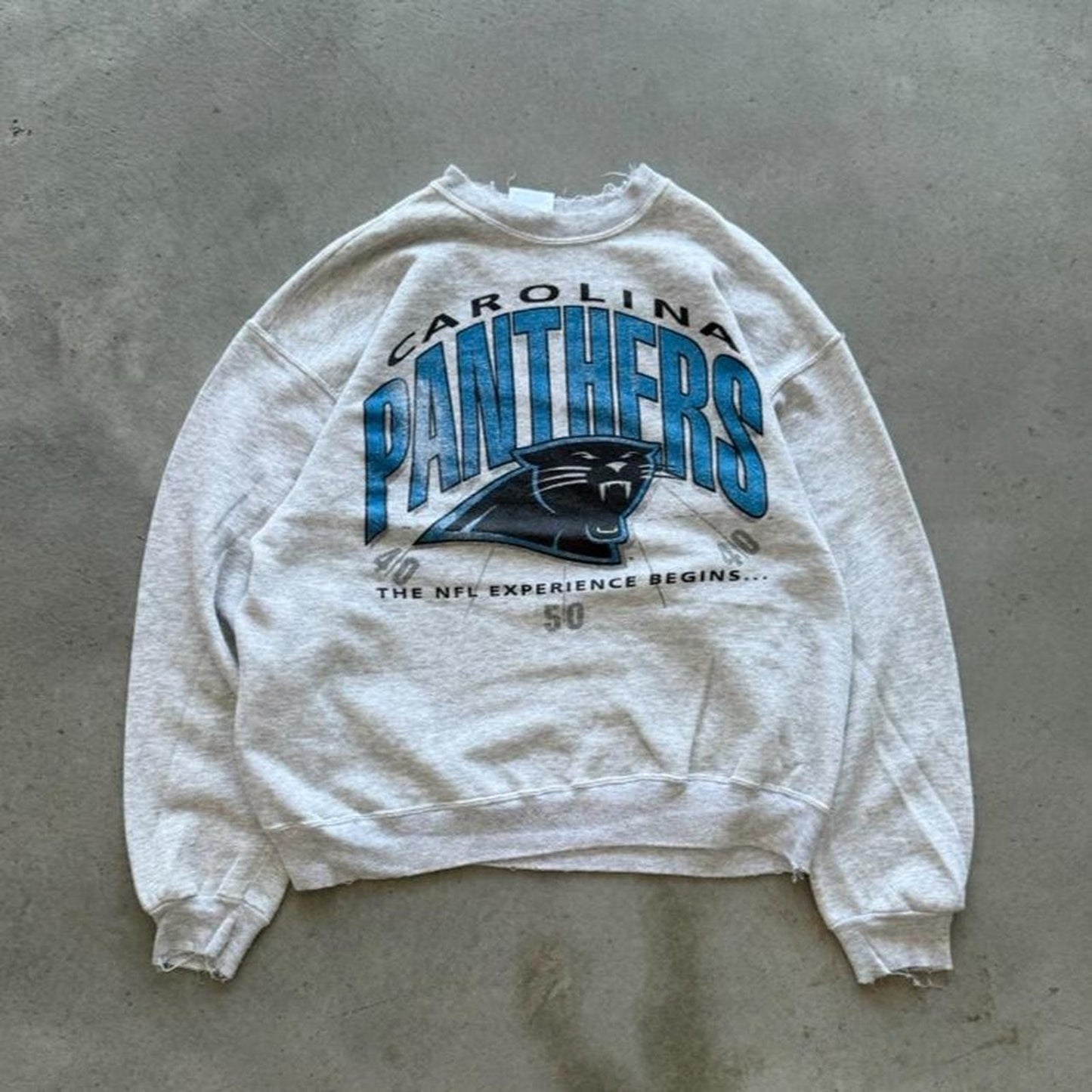 Vintage 90s Carolina Panthers NFL Football Crewneck - X-Large