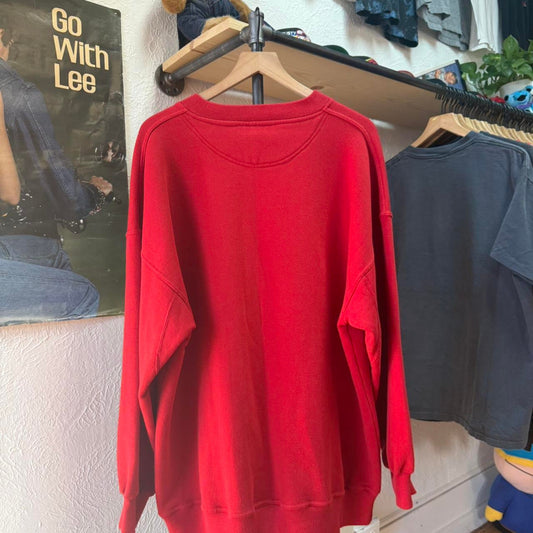 Vintage 90s Nebraska Huskers Embroidered Crewneck - XX-Large