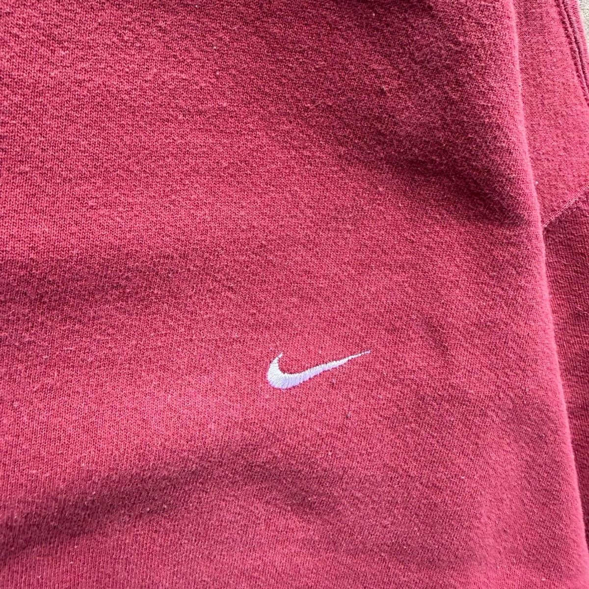 Vintage 90s Nike Side Swoosh Check Crewneck - X-Large