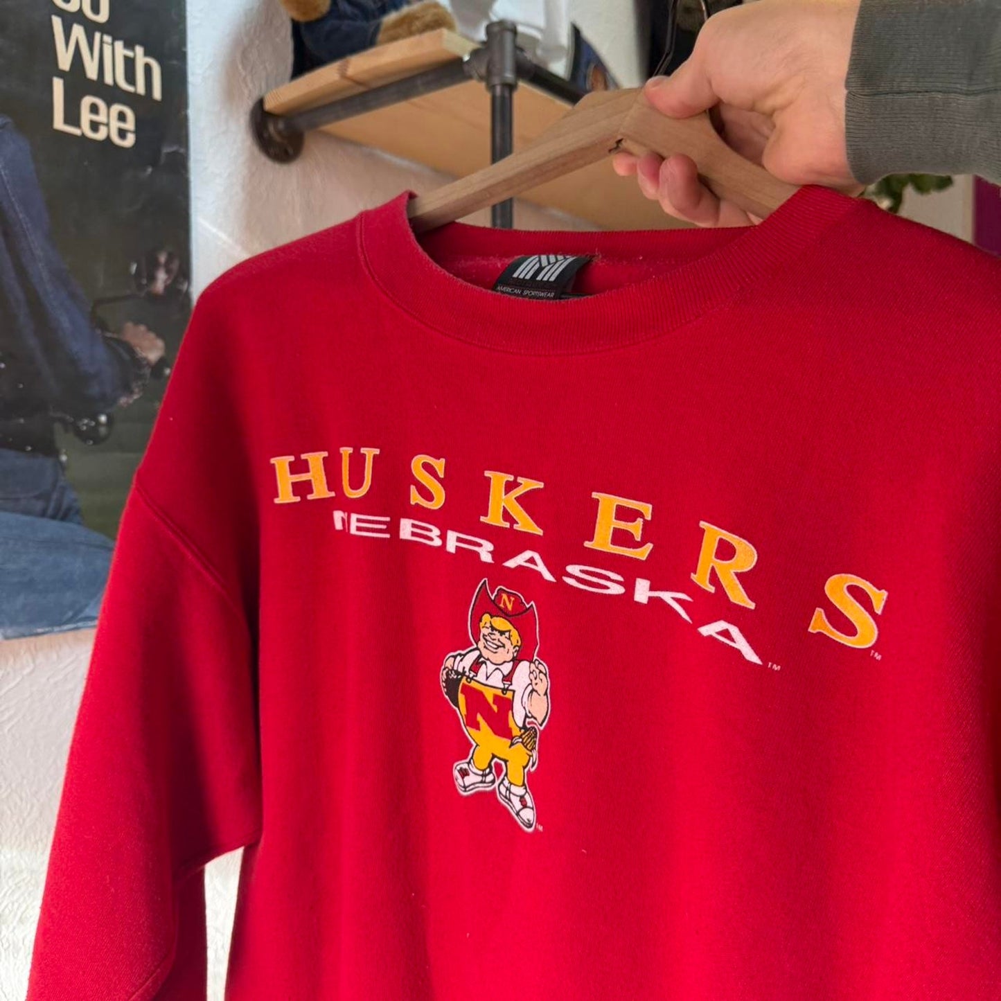 Vintage 90s Nebraska Huskers Herbie Crewneck - X-Large