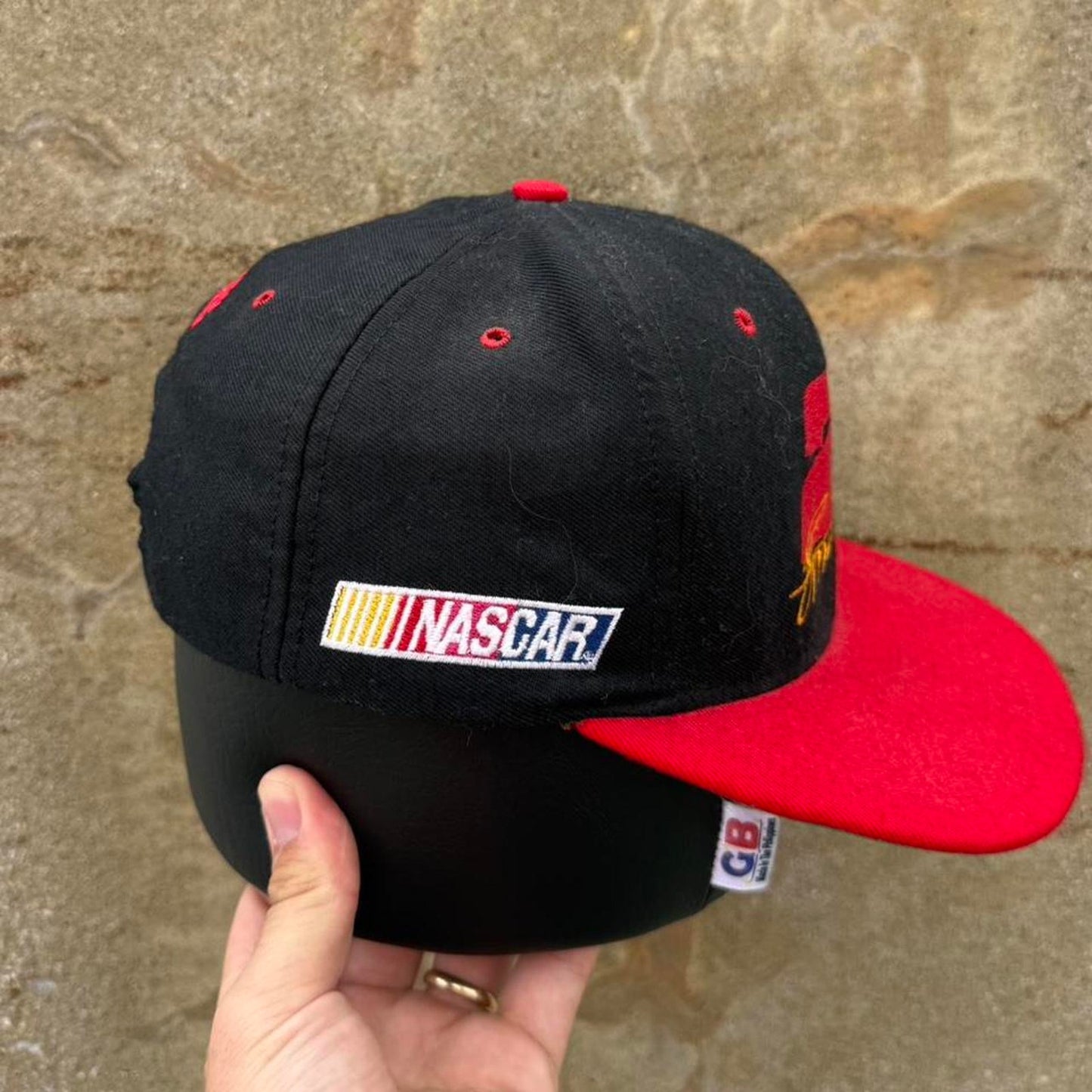 Vintage 90s Ernie Erwin Nascar Racing Race Car Snapback