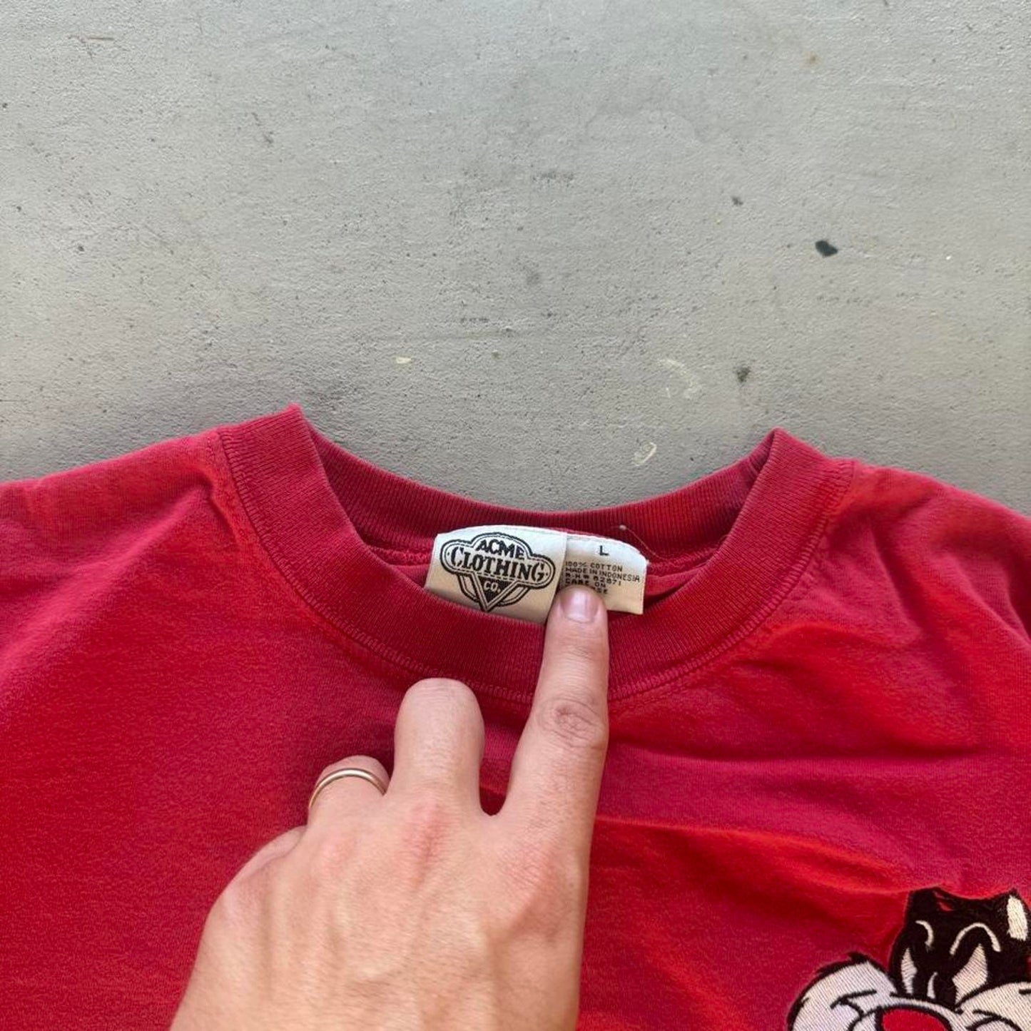Vintage 90s Looney Tunes Sylvester Pocket T-Shirt - Large