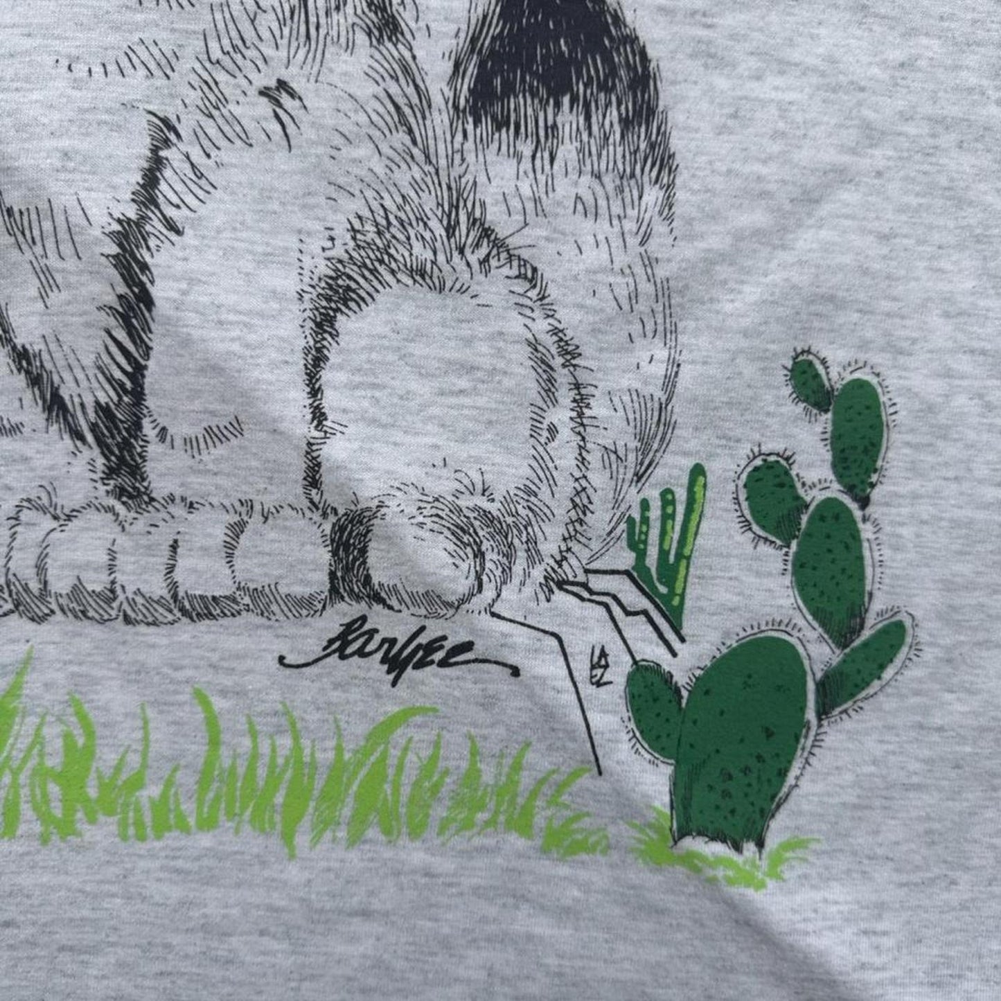 Vintage 90s Wolf Howling Animal Nature T-Shirt - X-Large