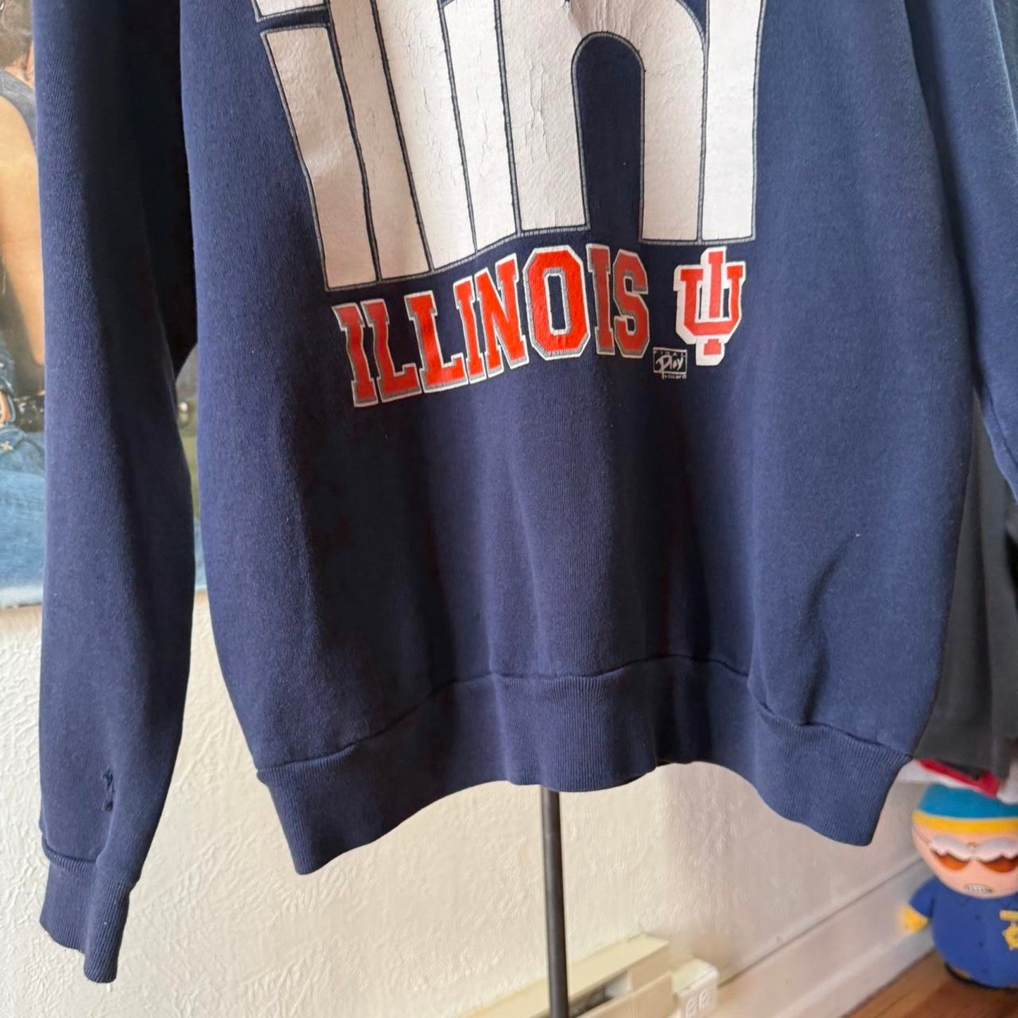 Vintage 90s University of Fighting Irish Illini Crewneck - X-Large