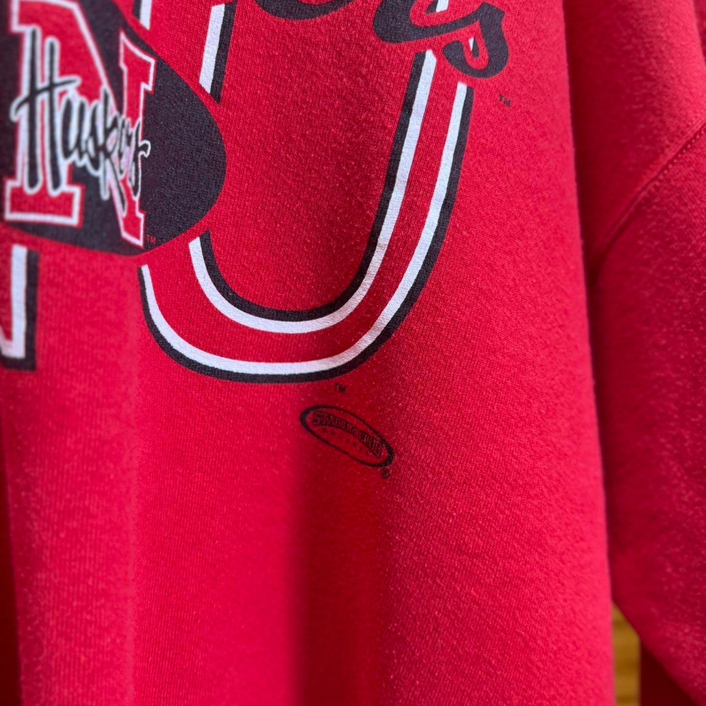 Vintage 90s Nebraska Huskers Football Crewneck