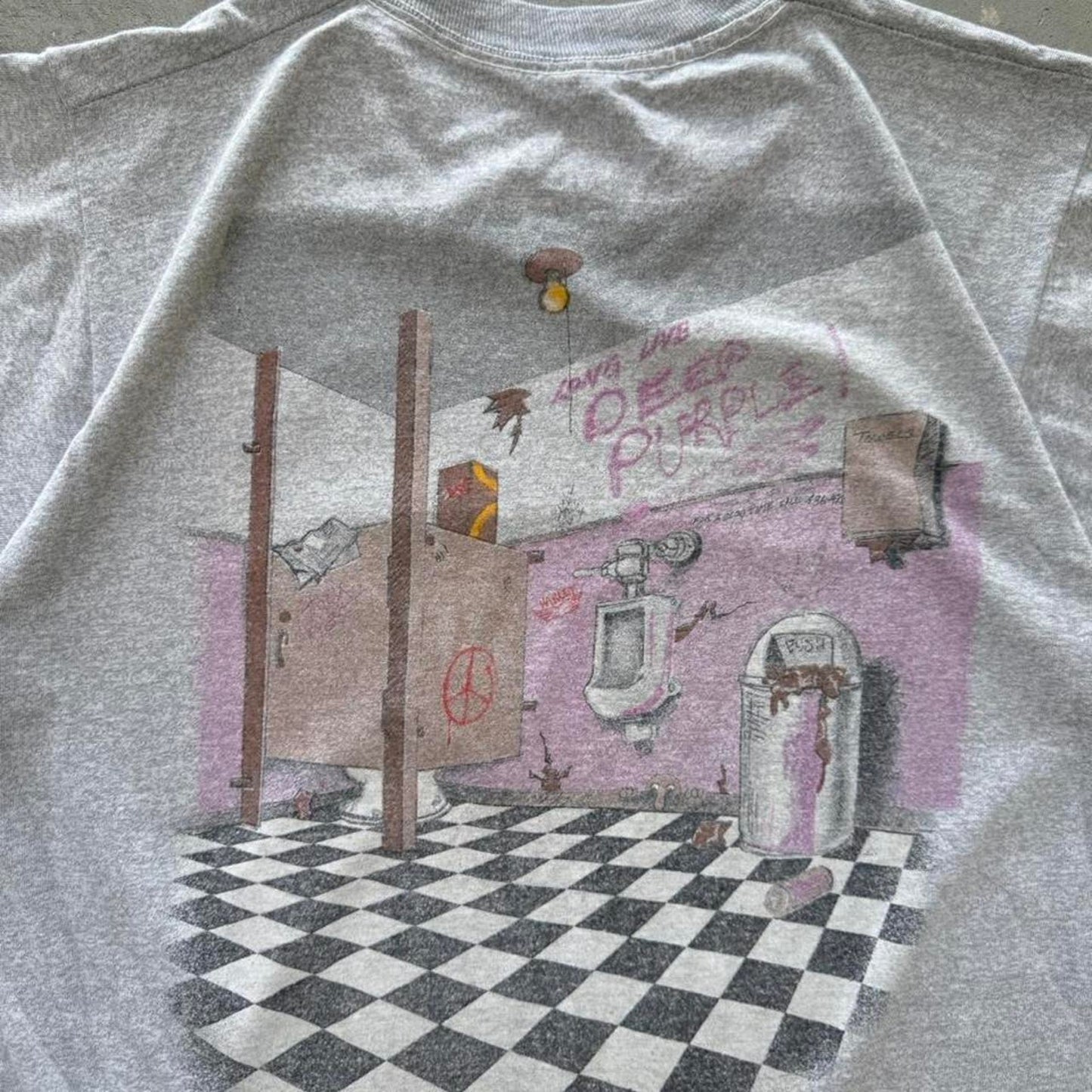 Vintage 80s Deep People Band Tour T-Shirt - X-Large