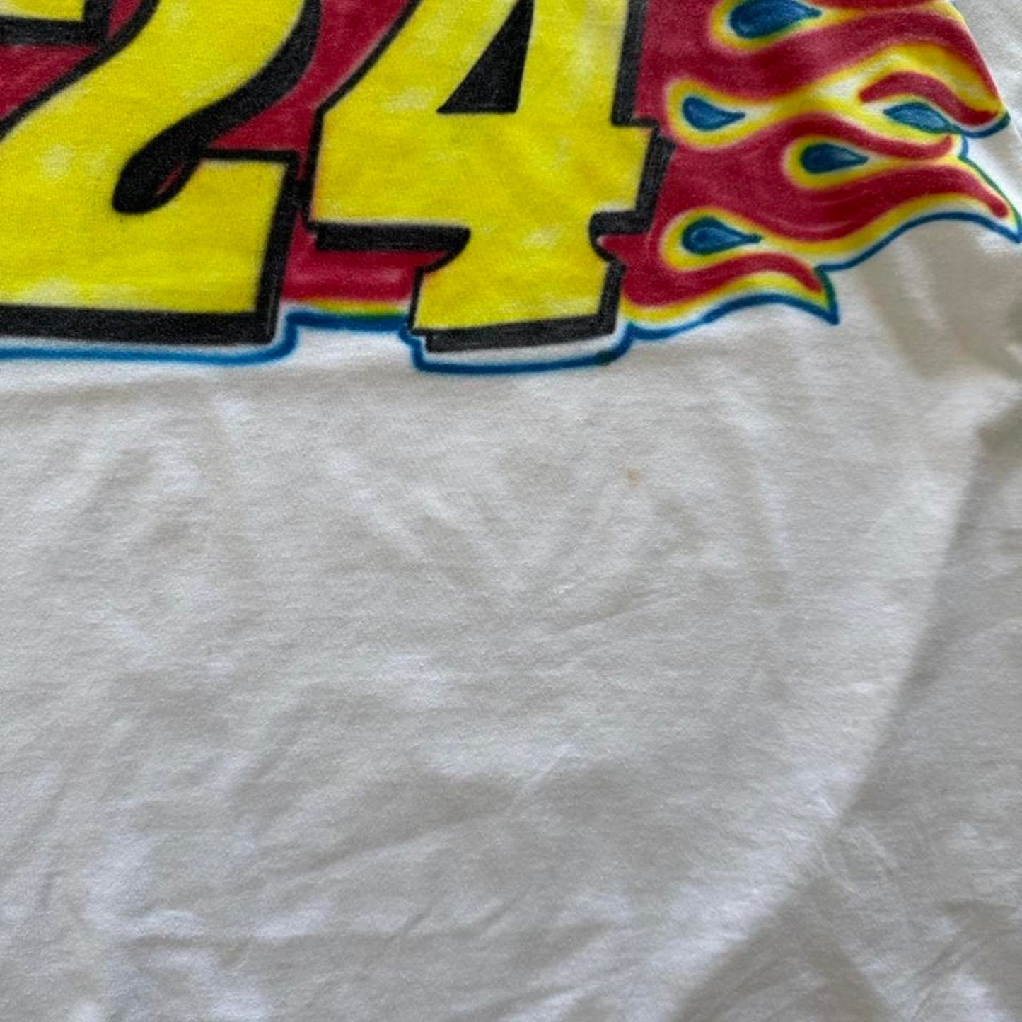 Vintage 90s Jeff Gordon NASCAR Flame Airbrush T-Shirt - XX-Large