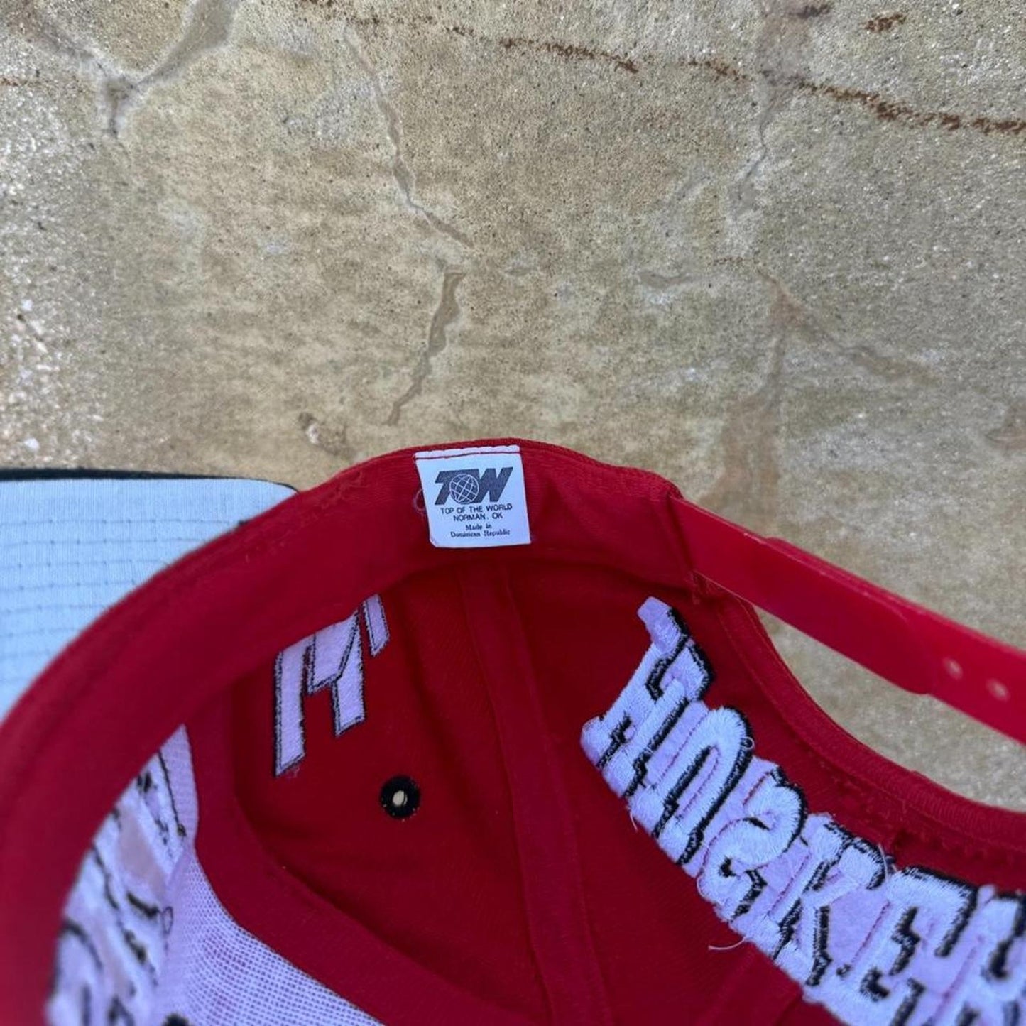 Vintage 90s Nebraska Huskers Spell Out Snapback