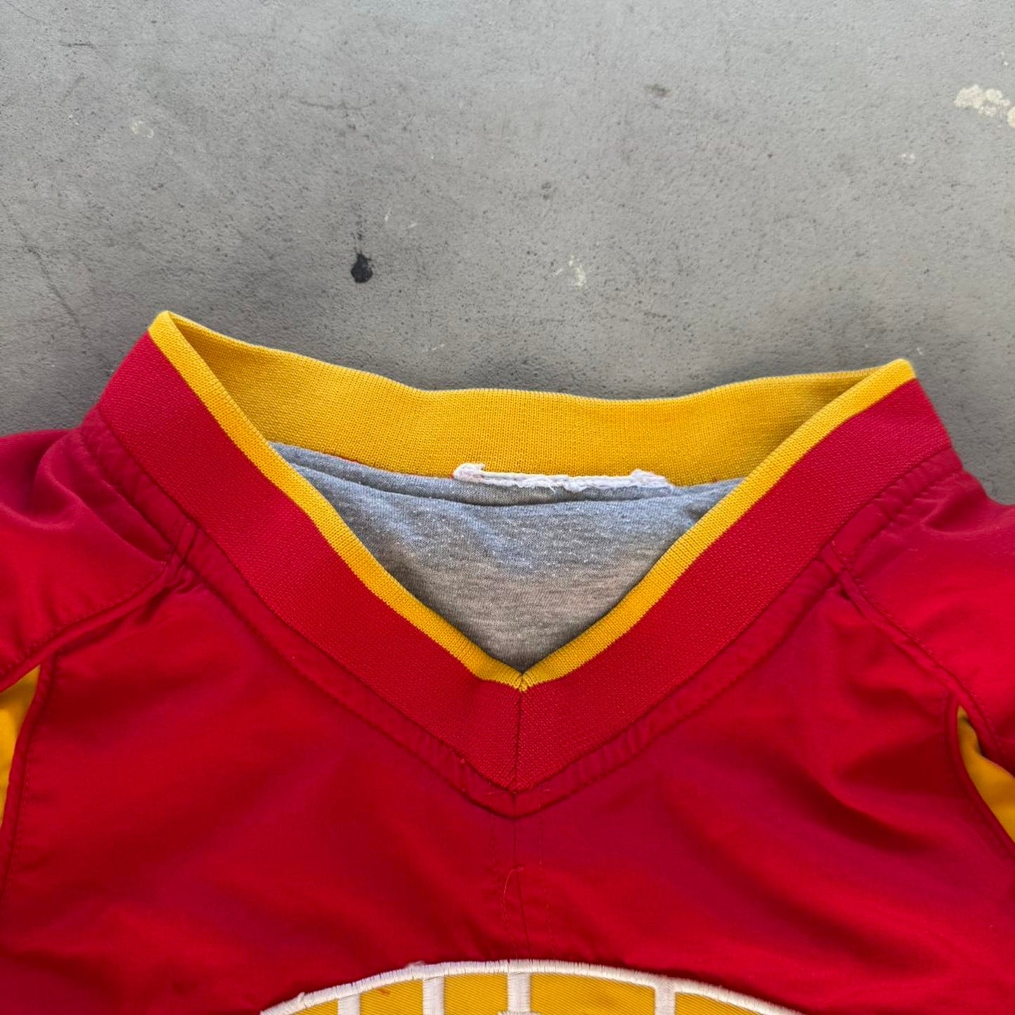 Vintage 90s Kansas City Chiefs Windbreaker - Kids Large