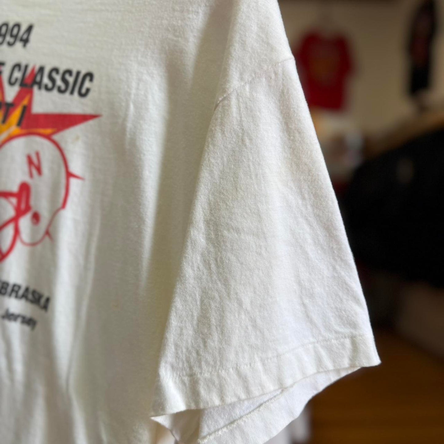 Vintage 1994 Nebraska Huskers West Virginia Drinking T-Shirt