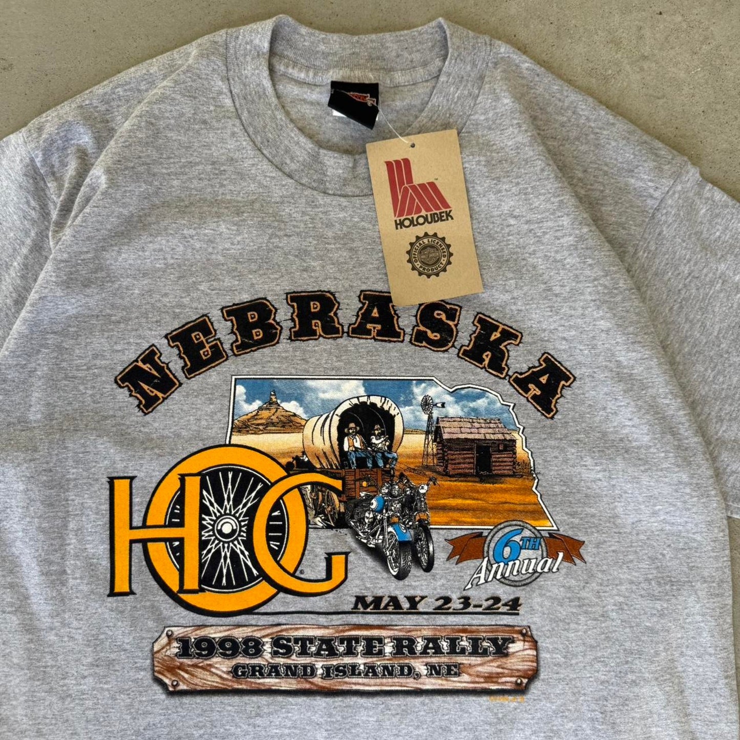 Vintage 1998 Harley Davidson Motorcycles Biker HOG T-Shirt - Large