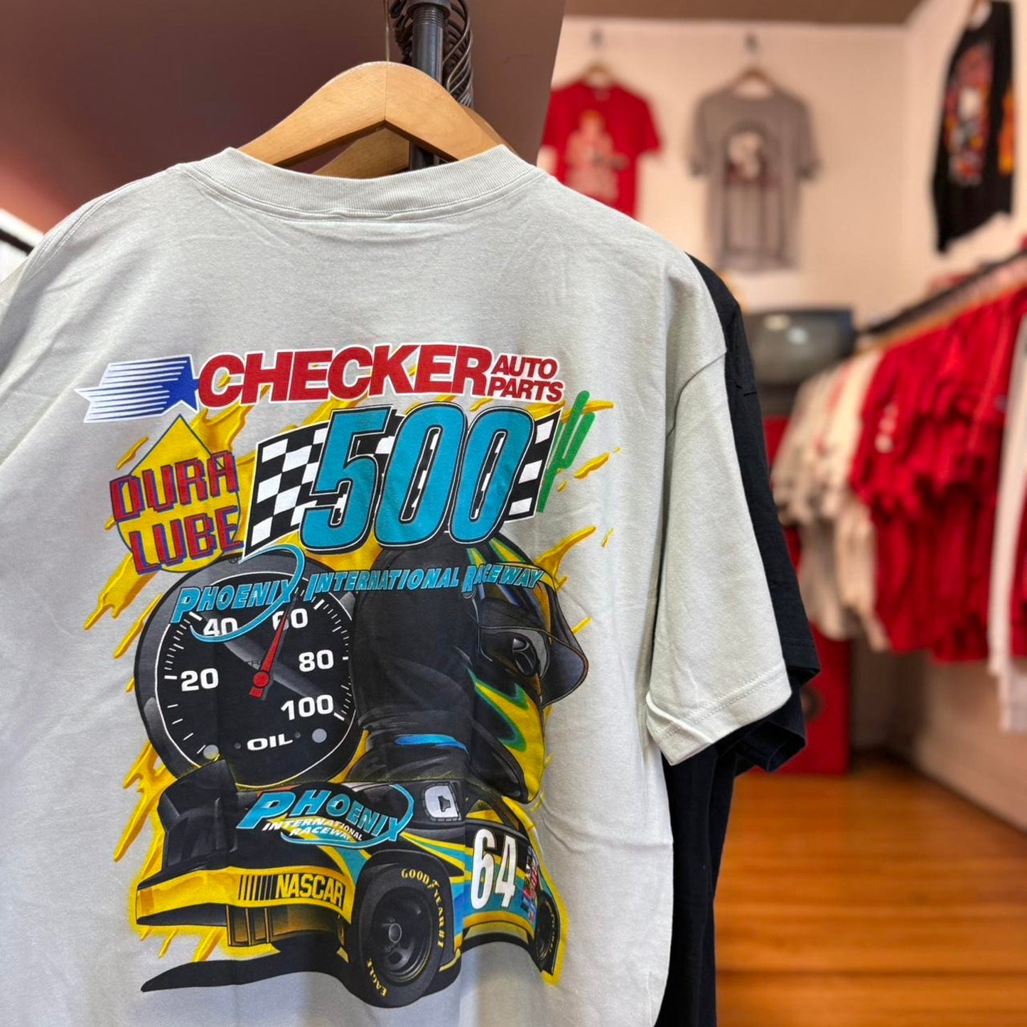 Vintage 2000 Checker Raceway 500 NASCAR T-Shirt - X-Large