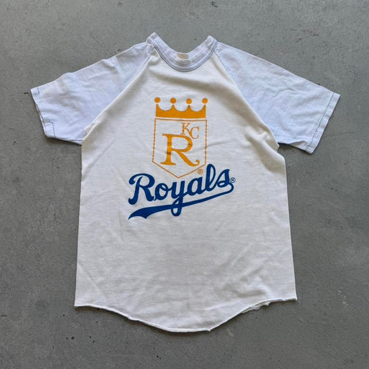 Vintage 80s KC Royals MLB T-Shirt - Kids Large