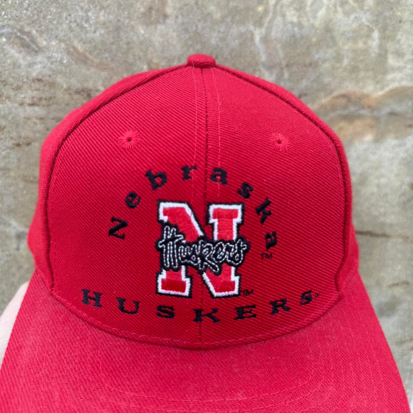 Vintage 90s Nebraska Huskers Russell Athletic Snapback