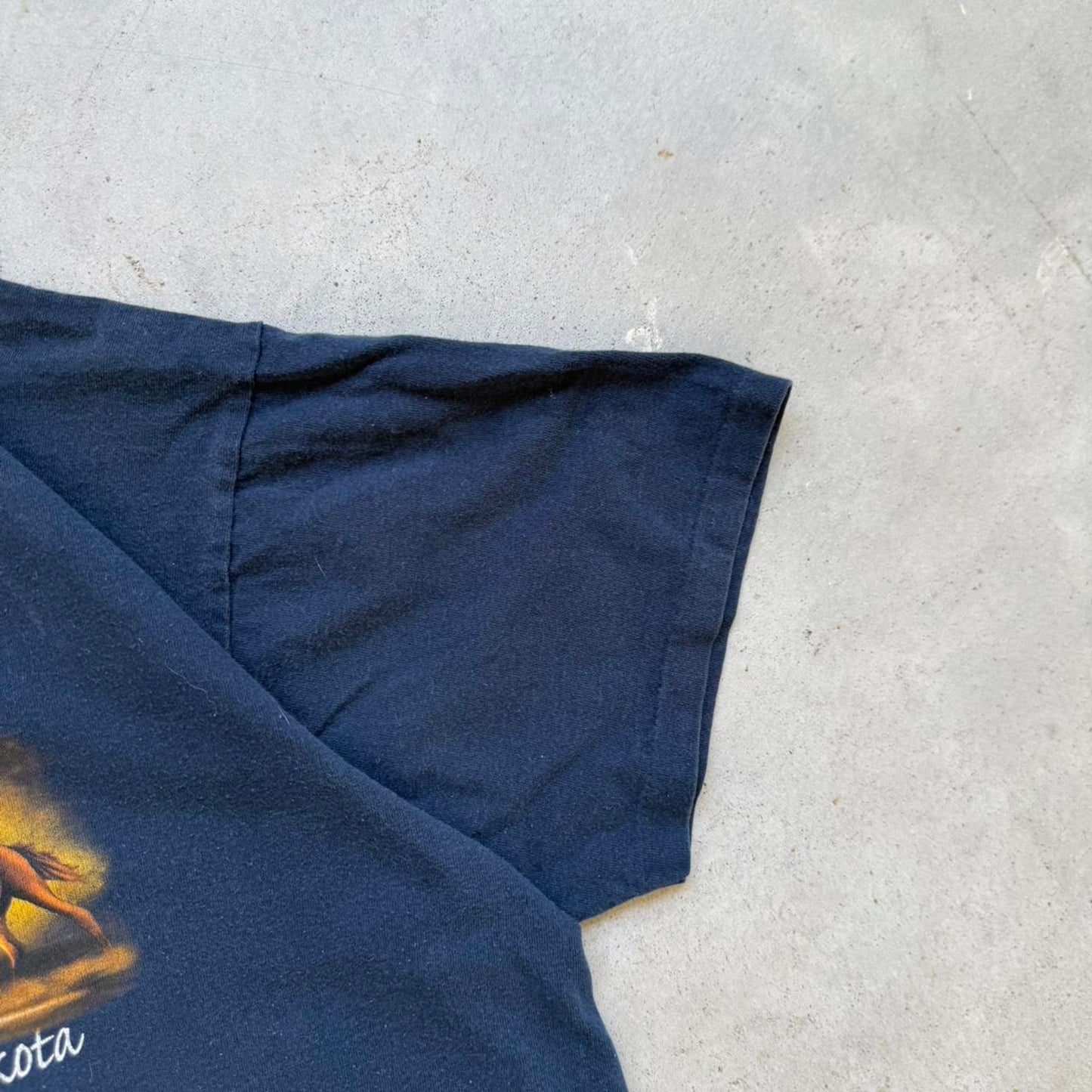 Vintage 90s South Dakota Horses Animal T-Shirt - Large