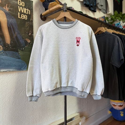 Vintage 90s Nebraska Huskers National Championship Crewneck - Small