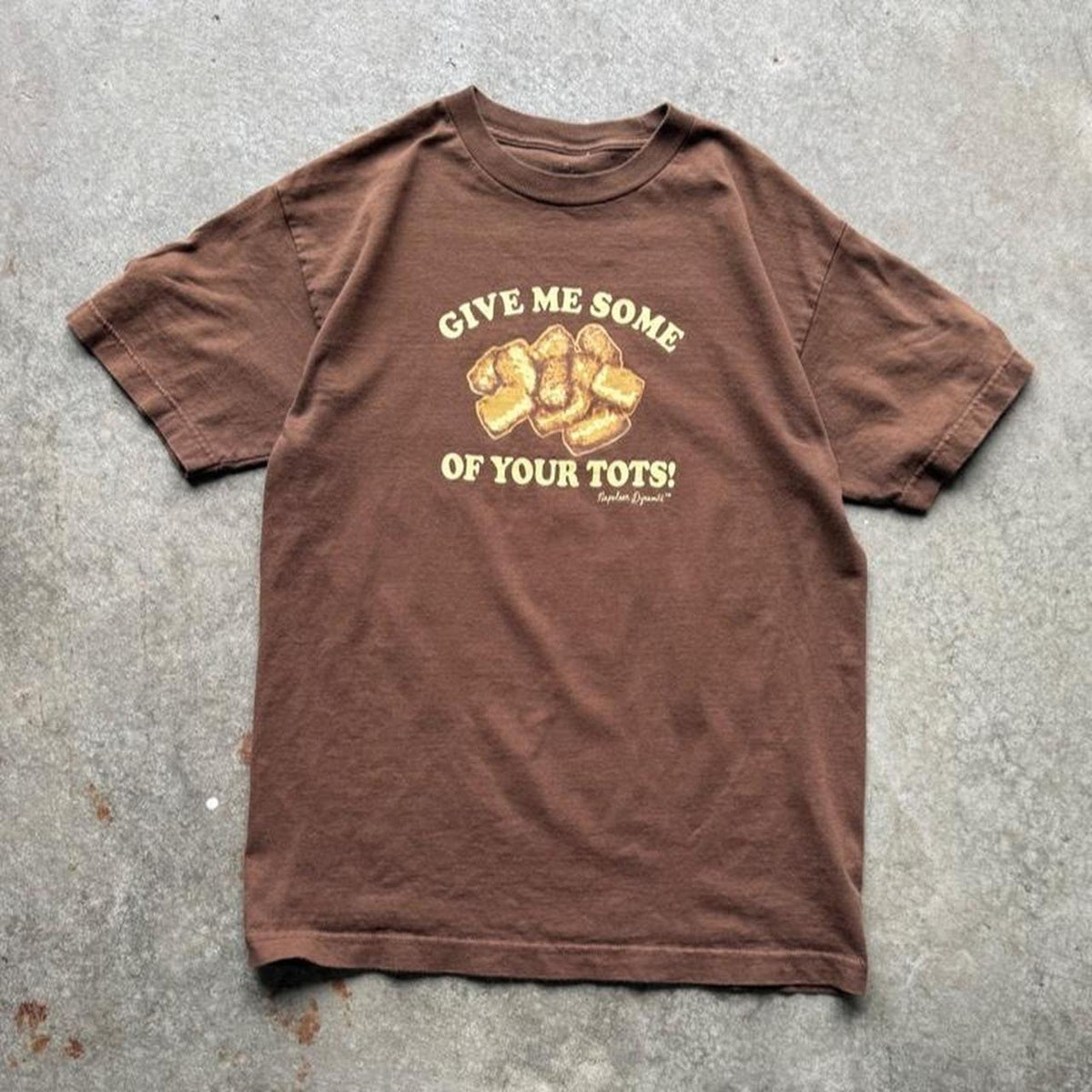 Vintage 2004 Napoleon Dynamite Tater Tots T-Shirt - Medium