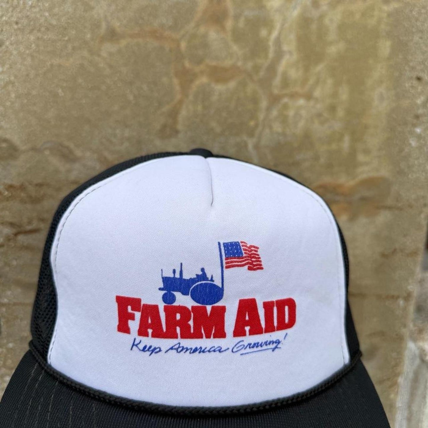 Vintage Farm Aid Country Trucker Snapback