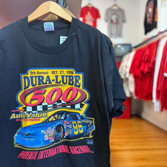 Vintage 1996 Nascar Racing Dura Lube 500 Hall of Fame T-Shirt - Large